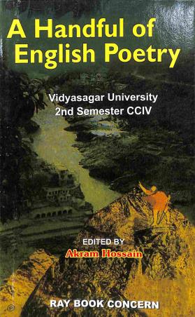 Book cover number 1 for A Handful Of English Poetry - V.U. Sem -2 (CC 4) written by NA published by Ray Book Concern
