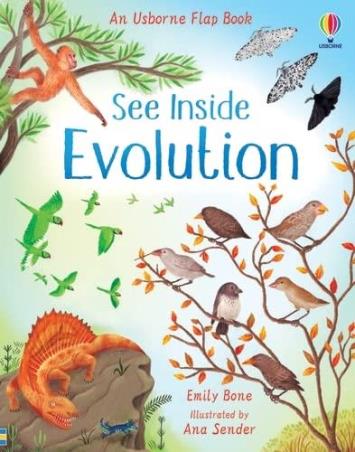 Book cover number 1 for See Inside Evolution written by Emily Bone published by Usborne