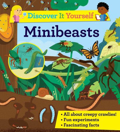 Book cover number 1 for Discover It Yourself : Minibeasts written by Sally Morgan published by Kingfisher