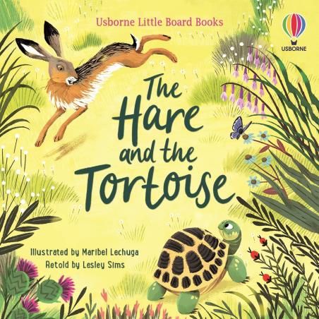 Book cover number 1 for The Hare And The Tortoise (Little Board Books) written by Lesley Sims published by Usborne