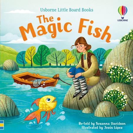 Book cover number 1 for The Magic Fish (Little Board Books) written by Lesley Sims published by Usborne