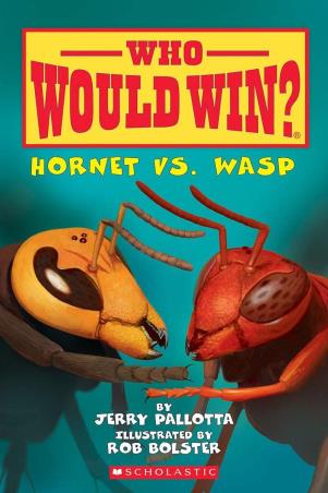 Book cover number 1 for Who Would Win? Hornet Vs. Wasp written by Jerry Pallotta, Rob Bolster published by Scholastic