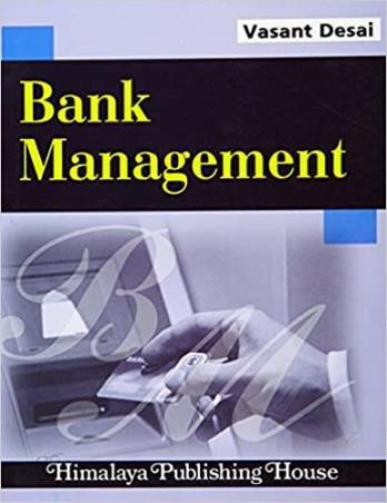 Book cover number 1 for Bank Management written by Vasant Desai published by Himalaya Publishing House