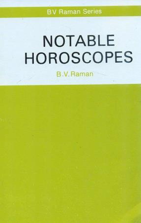 Book cover number 1 for Notable Horoscopes written by B. V. Raman published by Motilal Banarsidass Publishers