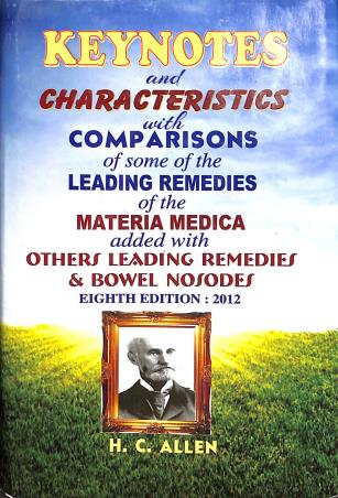 Book cover number 1 for Keynotes And Characteristics With Comparisons Of Some Of The Leading Remedies Of Materia Medica written by H. C. Allen published by Medical Book Suppliers