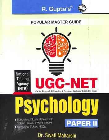 Book cover number 1 for UGC-NET Psychology Paper- 2 written by Swati Maharshi published by Ramesh Publishing House