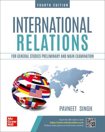 Book cover number 1 for International Relations written by Pavneet Singh published by McGraw Hill Education Private Limited