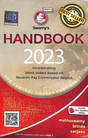 Book cover number 1 for Swamy's Handbook 2023 written by Muthuswamy Brinda Sanjeev published by Swamy Publishers (P) Limited