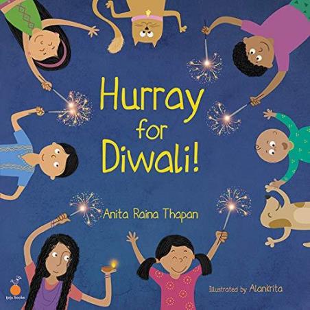 Book cover number 1 for Hurray For Diwali! written by Anita Raina Thapan published by Tota books
