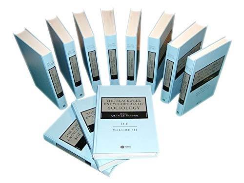 Book cover number 1 for The Blackwell Encyclopedia Of Sociology (Set Of 11 Volumes) written by George Ritzer published by Wiley Blackwell