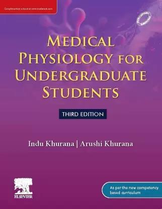 Book cover number 1 for Medical Physiology For Undergraduate Students written by Indu Khurana, Arushi Khurana published by Elsevier