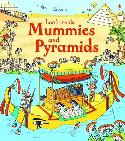 Book cover number 1 for Look Inside Mummies And Pyramids written by Rob Lloyd Jones published by Usborne