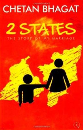 Book cover number 1 for 2 States : The Story Of My Marriage written by Chetan Bhagat published by Rupa Publications India