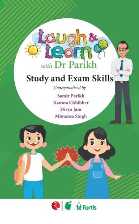 Book cover number 1 for Laugh & Learn With Dr Parikh : Study And Exam Skills written by Samir Parikh, Kamna Chhibber, Divya Jain, Mimansa Singh published by Rupa Publications India