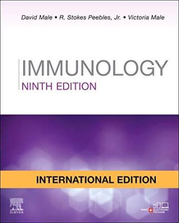 Book cover number 1 for Immunology (International Edition) written by David Male published by Elsevier