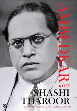 Book cover number 1 for Ambedkar : A Life written by Shashi Tharoor published by Aleph Book Company