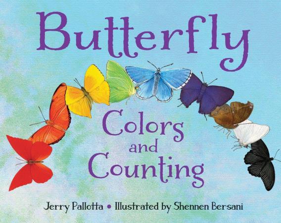 Book cover number 1 for Butterfly (Colors And Counting) written by Jerry Pallotta published by Charlesbridge