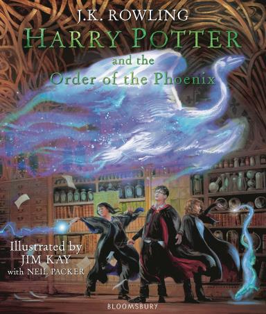 Book cover number 1 for Harry Potter And The Order Of The Phoenix written by J. K. Rowling published by Bloomsbury Publishing