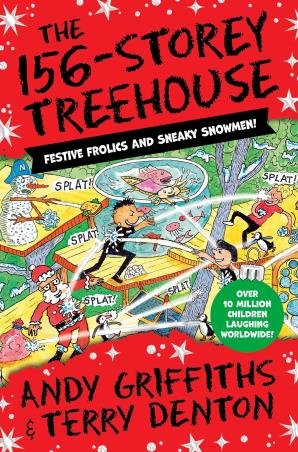 Book cover number 1 for The 156-Storey Treehouse written by Andy Griffiths published by Pan Macmillan