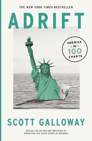 Book cover number 1 for Adrift written by Scott Galloway published by Bantam Books