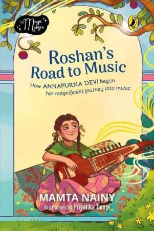 Book cover number 1 for Roshan's Road To Music written by Mamta Nainy published by Puffin