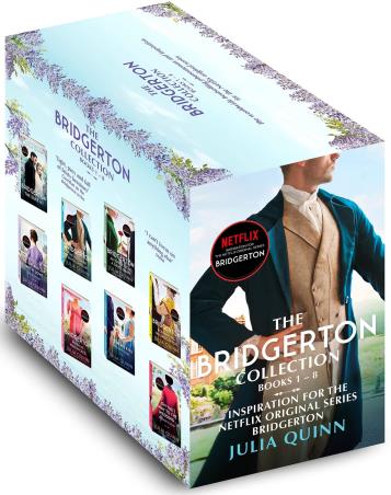 Book cover number 1 for The Bridgerton Collection (Books 1 - 8) written by Julia Quinn published by Hachette