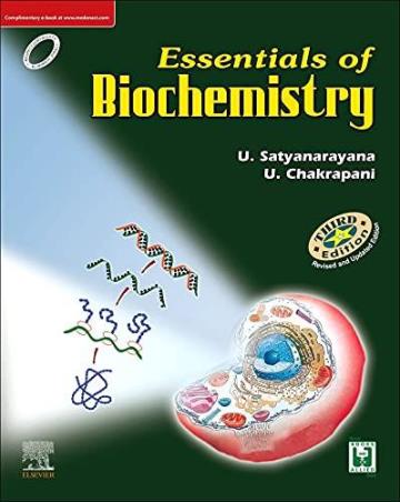 Book cover number 1 for Essentials Of Biochemistry written by U. Satyanarayana, U. Chakrapani published by Elsevier
