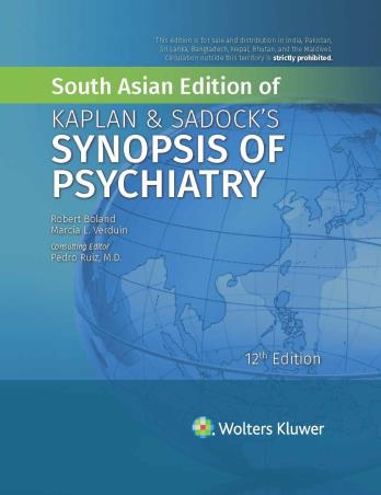 Book cover number 1 for Kaplan & Sadock's Synopsis Of Psychiatry (South Asian Edition) written by Robert Boland published by Wolters Kluwer