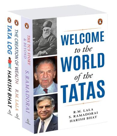 Book cover number 1 for Welcome To The World Of The Tatas (Set Of 3 Books) written by R. M. Lala, S. Ramadorai, Harish Bhat published by Penguin Books