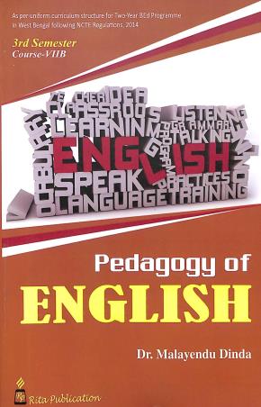 Book cover number 1 for Pedagogy Of  English Sem-3 Cou- 7(B) written by Malayendu Dinda published by Rita Publication