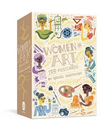 Book cover number 1 for Women In Art (100 Postcards) written by Rachel Ignotofsky published by Clarkson Potter