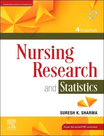 Book cover number 1 for Nursing Research And Statistics written by Suresh K. Sharma published by Elsevier
