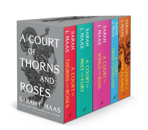 Book cover number 1 for A Court Of Thorns And Roses (Set Of 5 books) written by Sarah J. Maas published by Bloomsbury Publishing