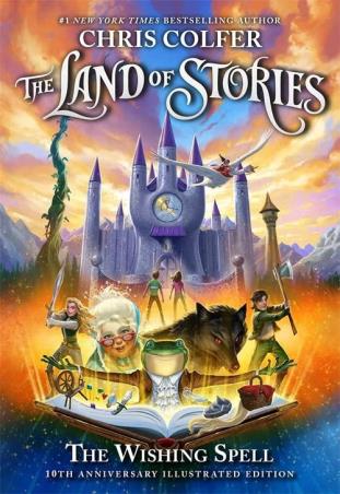 Book cover number 1 for The Land Of Stories : The Wishing Spell written by Chris Colfer published by Little, Brown Book