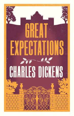 Book cover number 1 for Great Expectations written by Charles Dickens published by Alma Classics