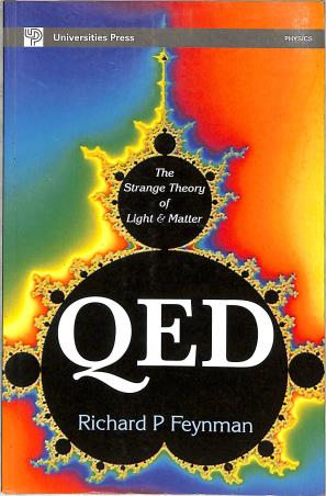 Book cover number 1 for QED : The Strange Theory Of Light and Matter written by Richard P. Feynman published by Universities Press