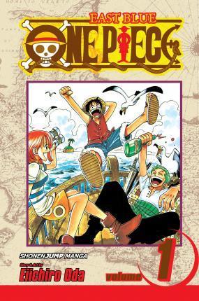 Book cover number 1 for One Piece Volume 1 written by Eiichiro Oda published by Viz Media