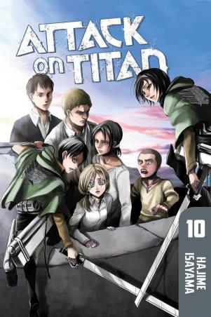 Book cover number 1 for Attack On Titan 10 written by Hajime Isayama published by Kodansha Comics