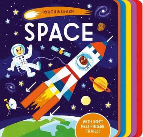 Book cover number 1 for Touch & Learn Space written by Becky Davies published by Liontree Publishing