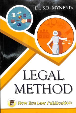 Book cover number 1 for Legal Method written by S. R. Myneni published by New Era Law Publication