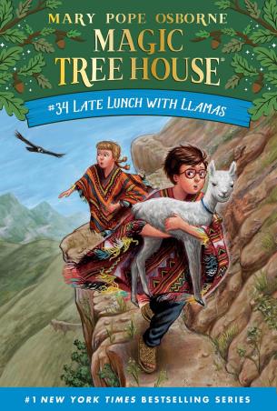 Book cover number 1 for 34 Late Lunch With Llamas (Magic Tree House) written by Mary Pope Osborne published by Random House