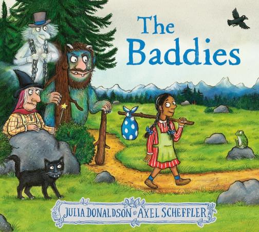 Book cover number 1 for The Baddies written by Julia Donaldson published by Alison Green Books