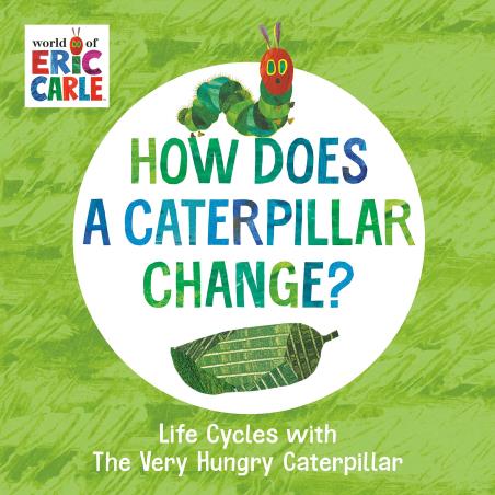 Book cover number 1 for How Does A Caterpillar Change? written by Eric Carle published by World Of Eric Carle