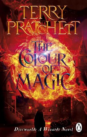 Book cover number 1 for The Colour Of Magic written by Terry Pratchett published by Penguin Books