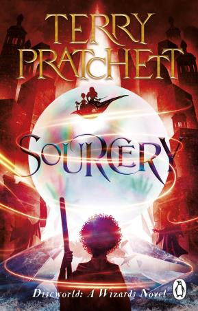 Book cover number 1 for Sourcery written by Terry Pratchett published by Penguin Books