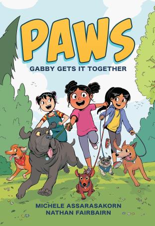 Book cover number 1 for Paws : Gabby Gets It Together written by Nathan Fairbairn published by Razorbill