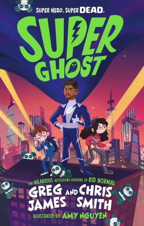 Book cover number 1 for Super Ghost written by Chris Smith, Greg James published by Puffin