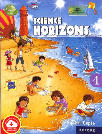 Book cover number 1 for Science Horizons 4 (NEP 2020) written by Vaishali Gupta published by Oxford University Press