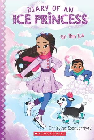 Book cover number 1 for Diary Of An Ice Princess 3 : On Thin Ice written by Christina Soontornvat published by Scholastic