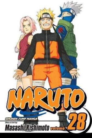 Book cover number 1 for Naruto Volume 28 written by Masashi Kishimoto published by Simon & Schuster